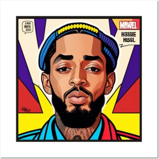 Pop Art Nipsey Vinyl Album Cover Posters and Art